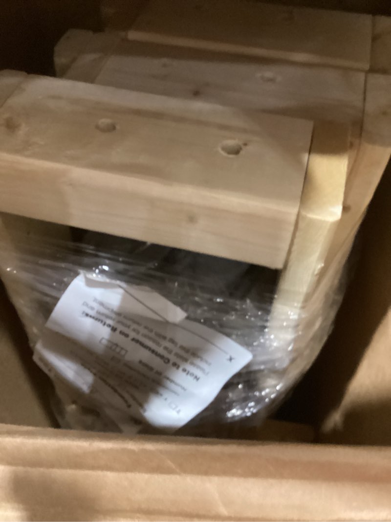 Condition photo showing Good Condition for Greaton, 8” Queen Box Spring for Queen Bed – Amish-Made in The USA – Solid Wood Box Spring Mattress Foundation with Stable & Quiet Support – Flat-Packed & Easy Assembly – White Queen 8" Foundation