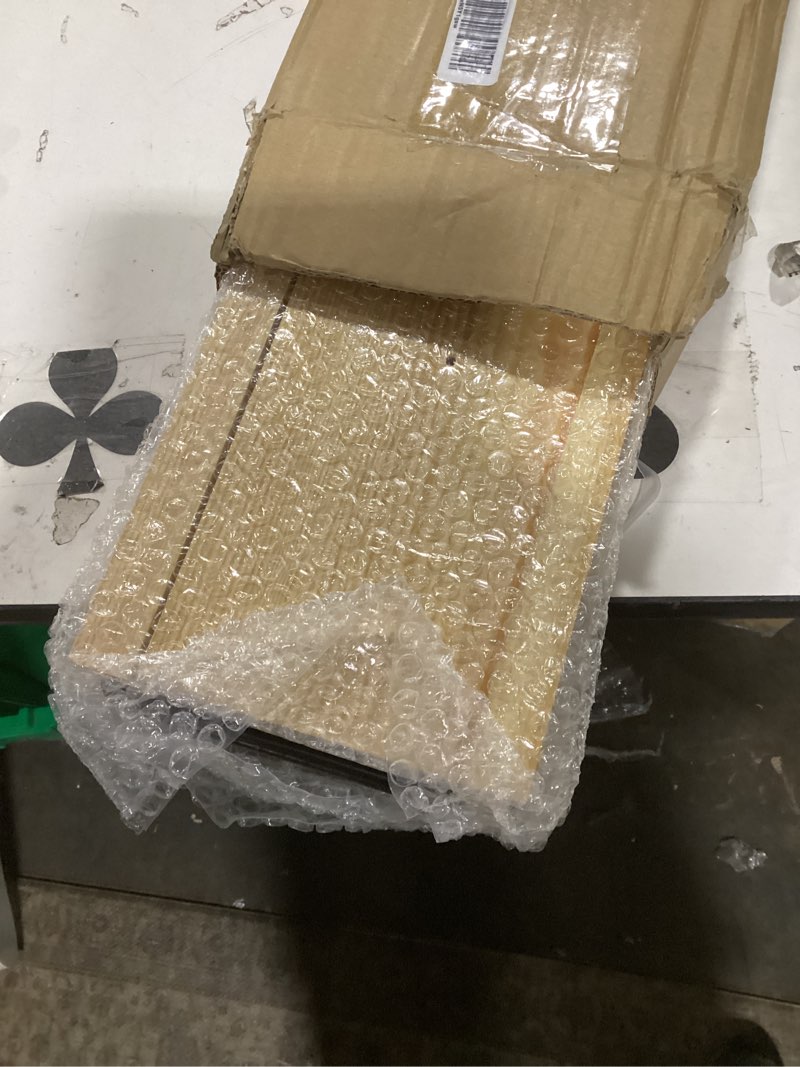 Condition photo showing Good Condition for Mifoci 2 Pcs Wall Mounted Shoe Rack Organizer Wooden Modern Compact Wall Space Saving Shoe Holder Storage for Sneaker Footwear Slipper Boots Entryway Narrow Spaces Hallway(28.35'' Long)