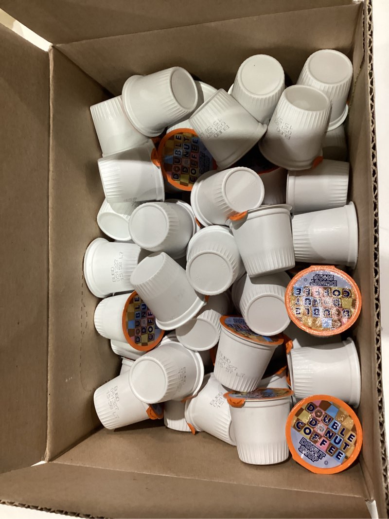 Condition photo showing New/Like New for Double Donut Donut Shop Coffee Pods, Coffee Pods Donut Shop Medium Roast Blend, Single-Serve Pods for Keurig K Cup Brewer Machines, 80 Count Value Pack Donut Shop 80 Count (Pack of 1)
