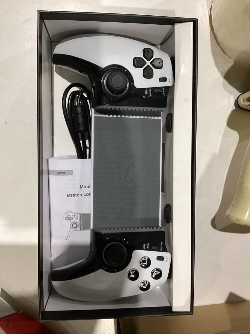 Condition photo showing New/Like New for Phone Controller for iPhone/Android/Switch 1/2/OLED/iPad Mini With Hall Joystick, Wireless LED Mobile Gaming Controller for iOS Support PS Remote Play, Xbox Cloud,Steam Link,GeForce Now, Arcade,Roblox PS5 Layout