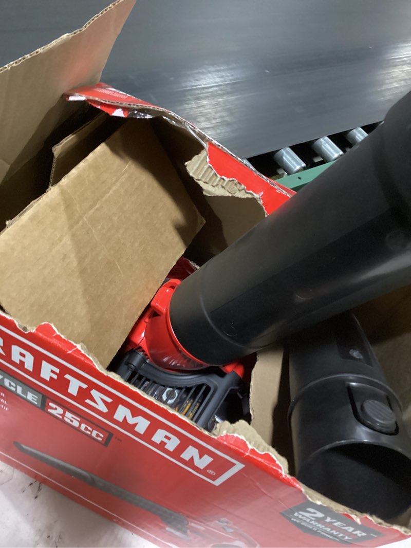 Condition photo showing Good Condition for craftsman gas powered leaf blower, handheld gas blower, 200mph, 25cc, 2-cycle (b210)