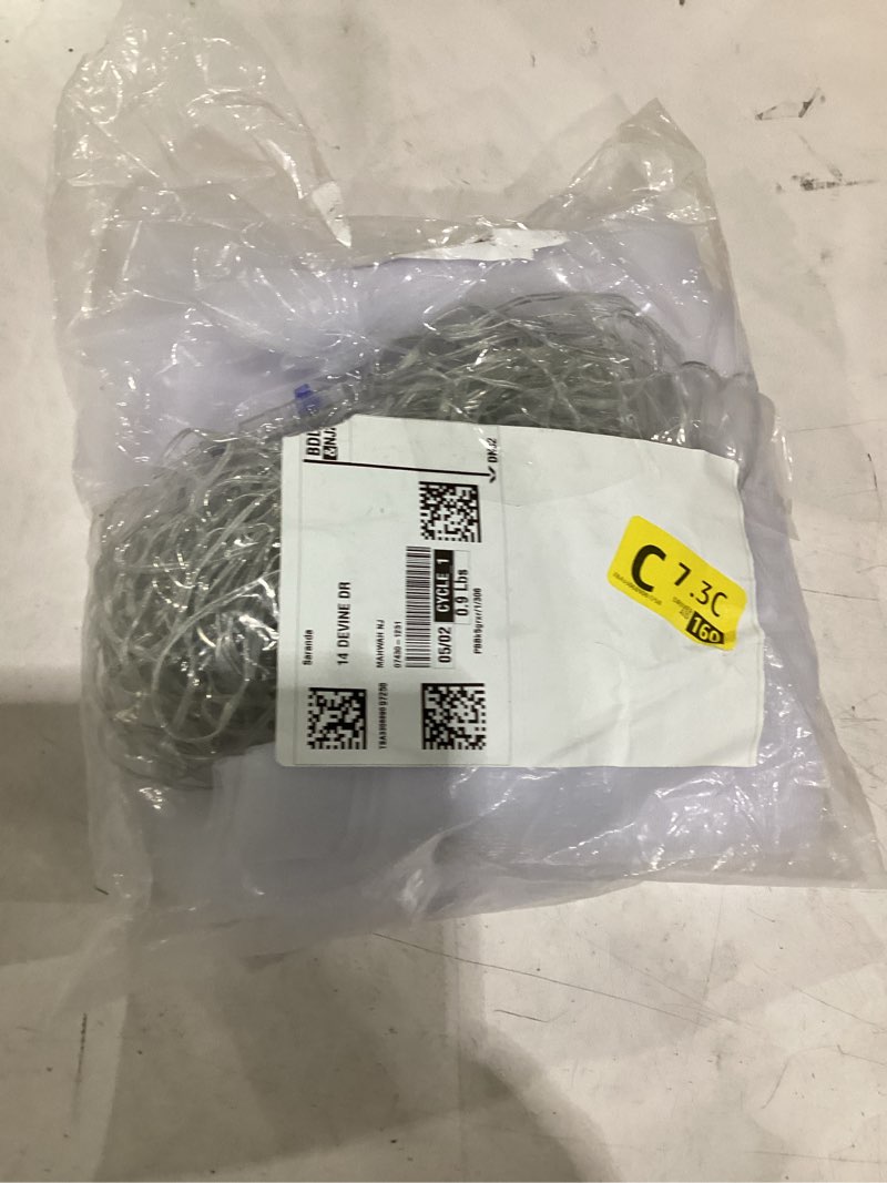 Condition photo showing New/Like New for white tulle backdrop curtain with lights string for parites 10×8ft sheer backdrop curtains white curtain backdrop for wedding baby shower birthday party photo shoot decorations(2 panels 10ft×8ft) 10 ft x 8 ft(2 panels 5ft x 8ft) white