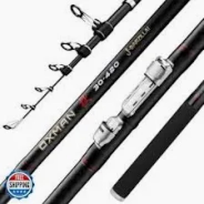 J-BARZILLAI OXMAN Telescopic Fishing Rod 3.6m 3.9m 4.2m 4.6m 5m Long Shot Portable Retractable Trave