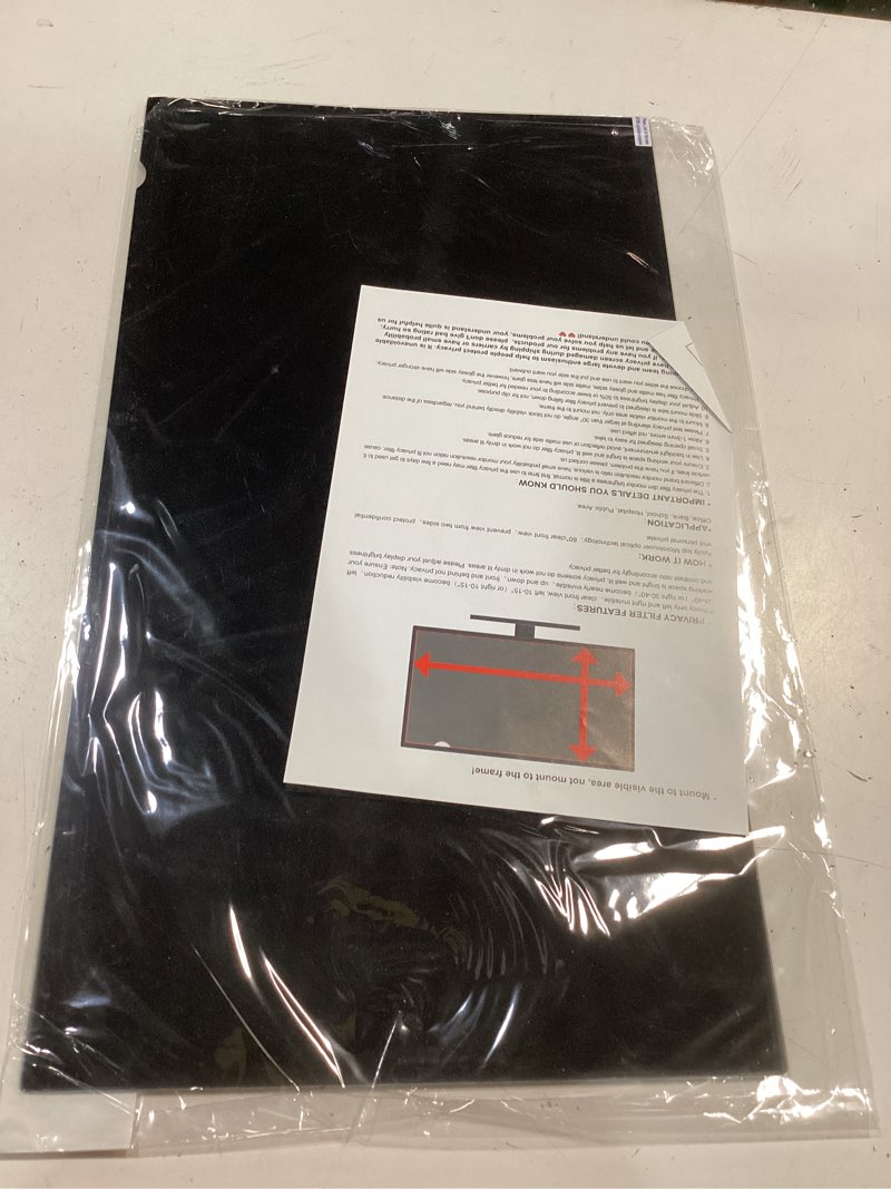 Condition photo showing Good Condition for magicmoon 2-pack 24 inch computer privacy screen filter, anti-spy/glare protector film for widescreen monitor with 16:9 aspect ratio (width x height: 531mm x 298mm) [2 pack] 24 inch 16:9 aspect ratio