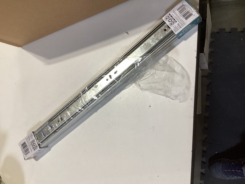 Condition photo showing Good Condition for reliabilt 20-in full extension soft close side mount ball bearing 50-lb load capacity silver