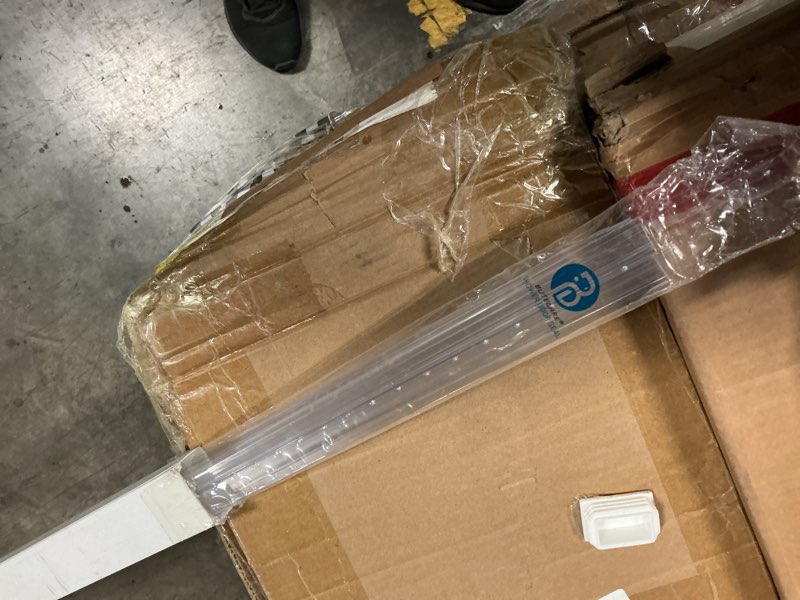 Condition photo showing New/Like New for 2-Pack Butecare Frameless Shower Door Side Seal Strip for 3/8" Glass Doors, Vertical Polycarbonate H-Jamb 180 Degree 78" Long H-Type 3/8''