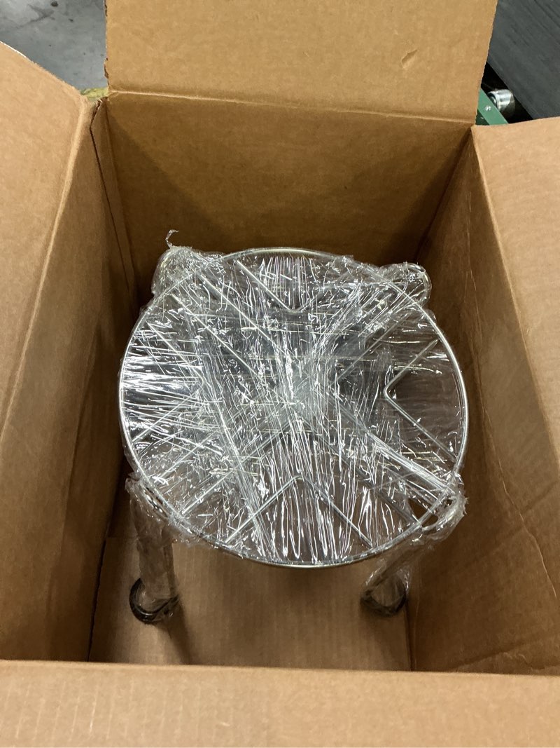 Condition photo showing Good Condition for Impresa Gravity Filter Stand - Medium, Silver 8-Inch Rise for Easy Filling & Tall Water Filter Stand - Non-Skid Feet in Polished Stainless Steel - Raised Edges & Water Dispenser Countertop