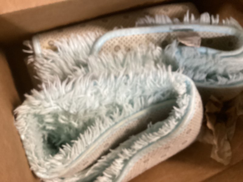 Condition photo showing Good Condition for (Similar )Merelax Soft Modern Indoor Shaggy Area Rug for Bedroom Livingroom Dorm Kids Room Home Decorative, Non-Slip Plush Fluffy Furry Fur Rugs Comfy Nursery Accent Floor Carpet 3x5 Feet, Baby Blue