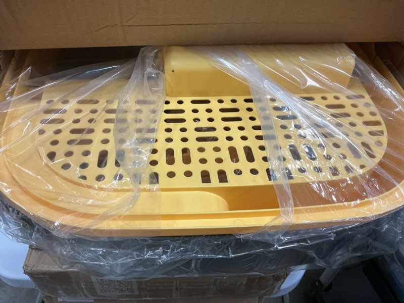 Condition photo showing Good Condition for CuddPaw 3-in-1 Convertible Cat Litter Box, ABS + Stainless Steel Pan, Enclosed Low Entry High Sided 