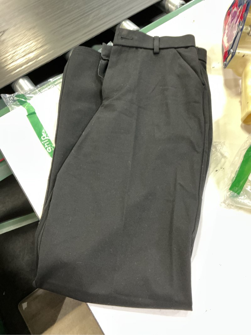 Condition photo showing Good Condition for iChosy Womens High Waist Wide Straight Leg Trousers Casual Slacks Dress Pants with Pockets 4 Black