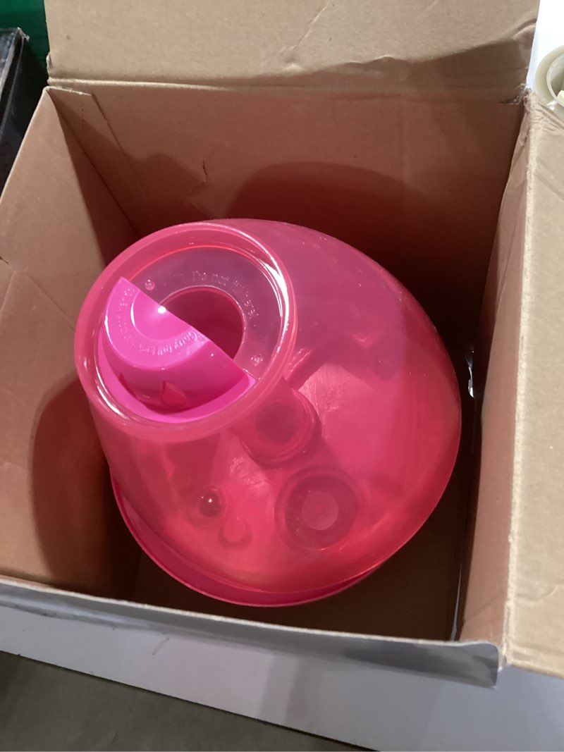 Condition photo showing As Is for Crane Ultrasonic Humidifiers for Bedroom and Office, 1 Gallon Cool Mist Air Humidifier for Large Room and Home, Humidifier Filters Optional, Pink Pink 1 Gallon