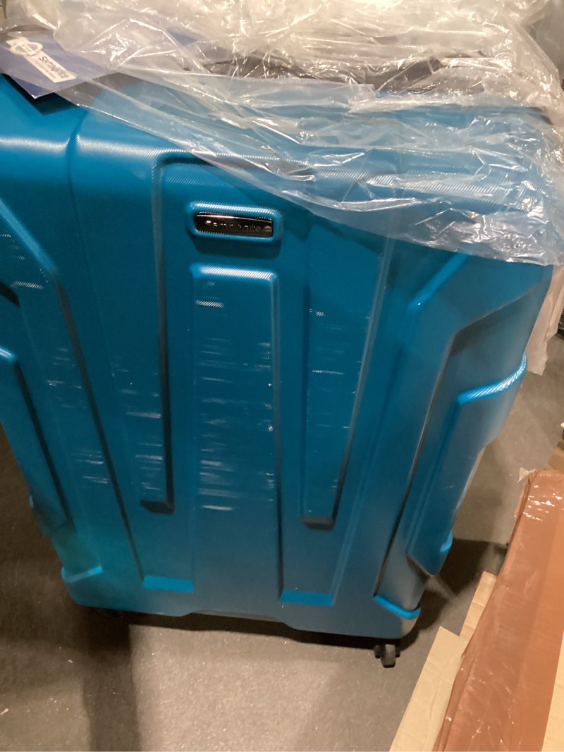 *damaged/scuff marks* Samsonite blue suitcase