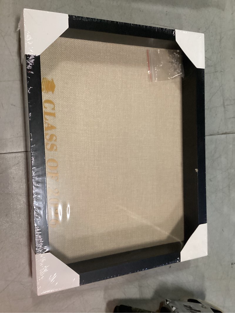 Condition photo showing New/Like New for graduation shadow box frame for cap and gown, class of 2026 display case