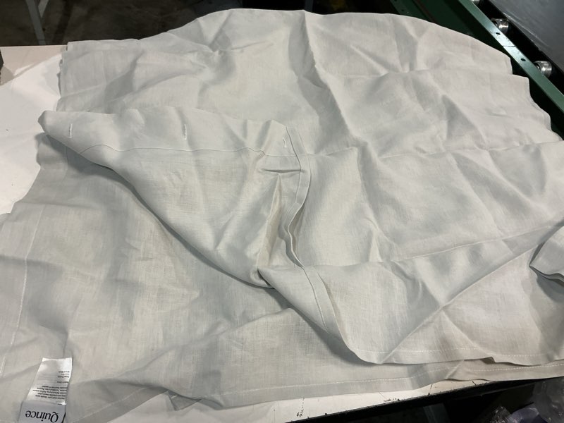 Condition photo showing Good Condition for quince european linen shower curtain 72”x72”