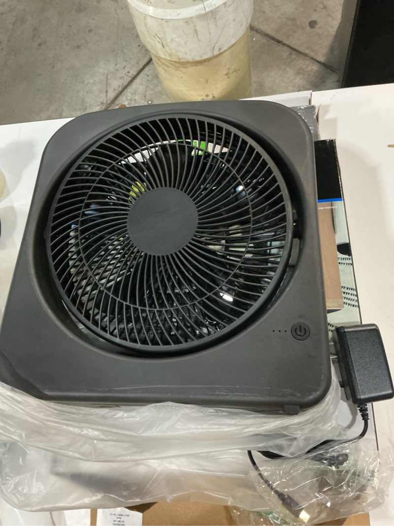 Condition photo showing New/Like New for mainstays 9" portable fan black