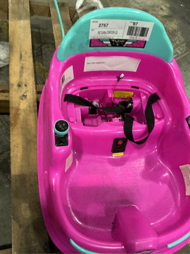 Condition photo showing As Is for 24v ride on toys with remote control,4wd ride on car for kids, electric utv with pu leather 2 seater,3-8years
