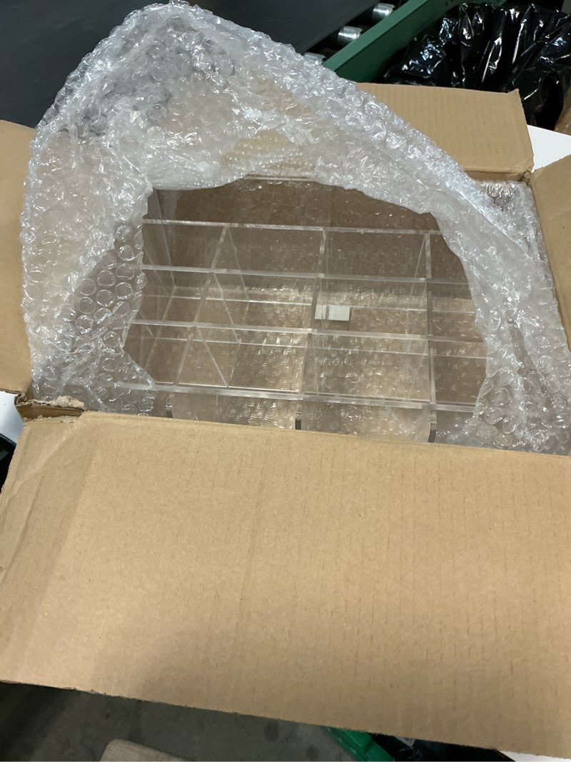 Condition photo showing Good Condition for acrylic pen organizer storage for 200 marker vertical marker organizer acrylic pen display holder for office desk desktop stationery pencil storage, clear, 13 x 5 x 10.2 inch 13 x 5 x 10.2 inch clear
