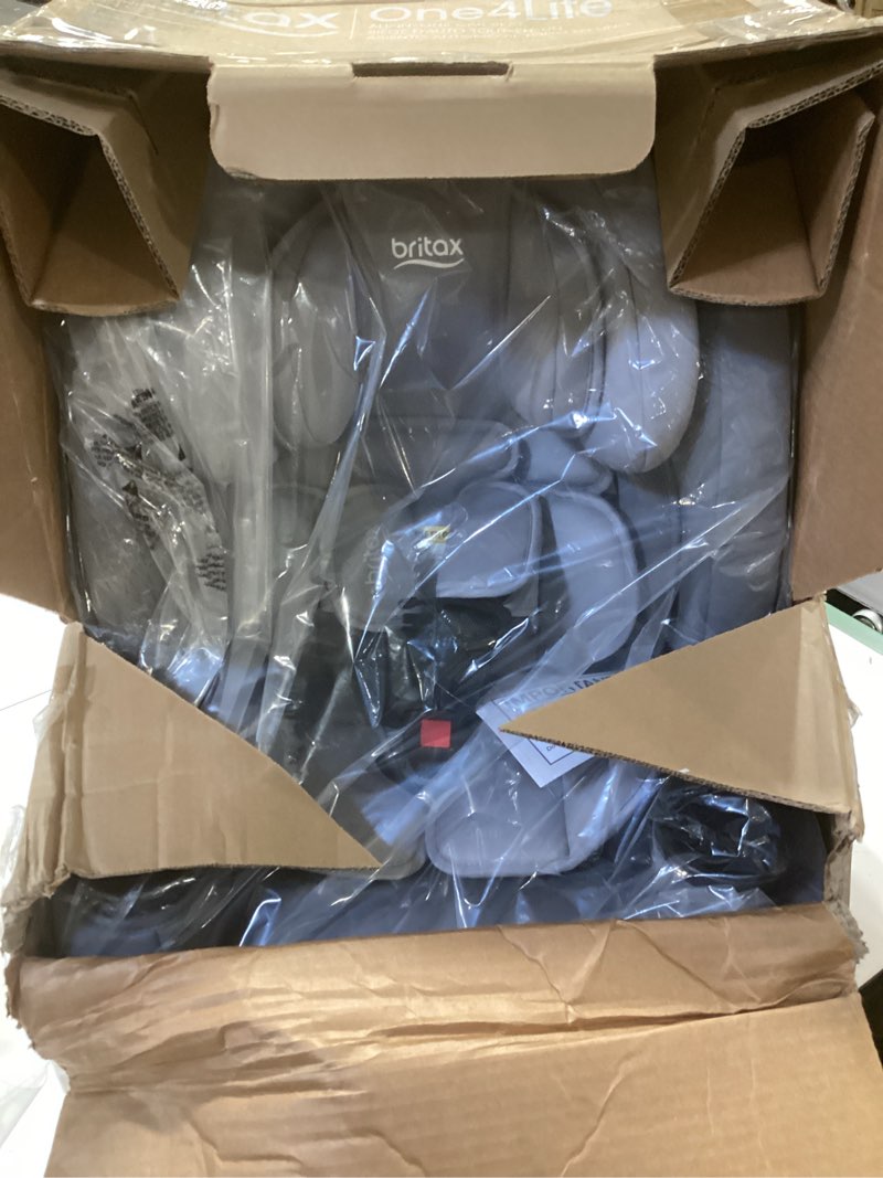 Condition photo showing Good Condition for britax one4life all-in-one car seat, up to 10 years of use, rear facing, forward facing, & booster modes, extended rear-facing, clicktight installation & breathable safewash fabrics — mineral gray mineral gray one4life