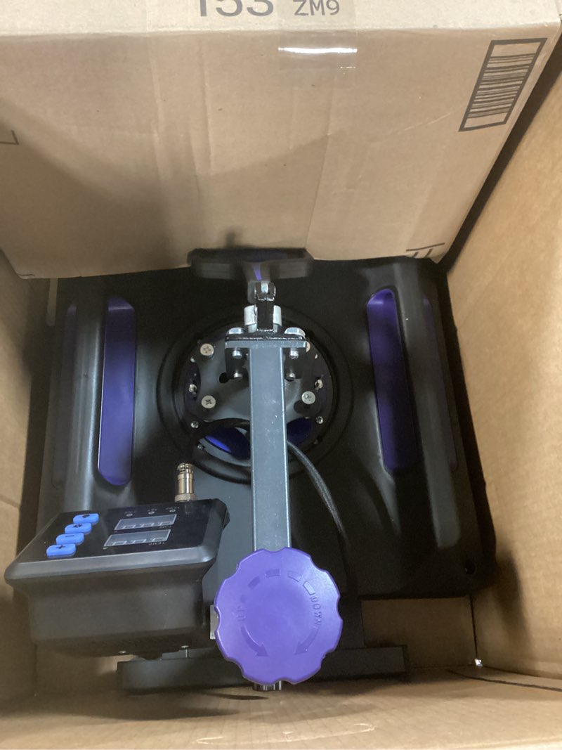 Condition photo showing As Is for vevor 8 in 1 heat press machine 15x15 inch, 360° swing away shirt press machine - digital professional heat transfer tshirt press machine, sublimation heat press for t shirts hat cap mug plate blue blue pro-15x15