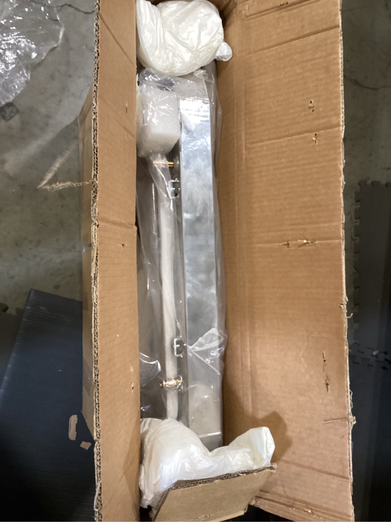 Condition photo showing As Is for aluminum radiator compatible with 1999-2003 dodge ram 1500 2500 3500 van 1984-1994 b150 b250 b350 1995-1998 b1500 b2500 b3500 1985 1986 1987 1988 1989 1990 1991 1992 1993 1996 1997 2000 2001 2002 3.9l 3 row core