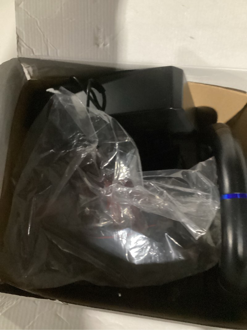 Condition photo showing Good Condition for SUBSONIC – Superdrive 270 GT-5 Steering Wheel - PS5 LED Steering Wheel with Dual Sticks, 270° Rotation, Pedals and Paddle Shifters. Compatible with PS5 and PC – Black