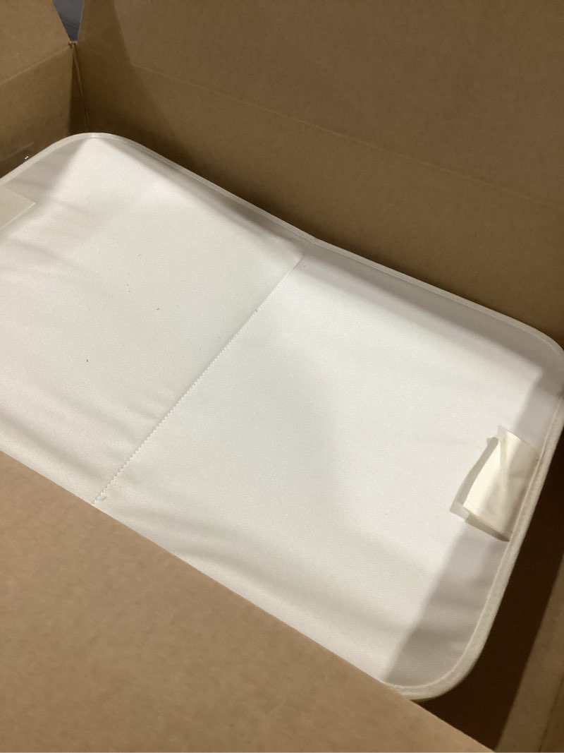 Condition photo showing Good Condition for efluky Laundry Hamper with Lid, Double Laundry Hamper with 2 Removable Bags, 2 Section Laundry Basket with Bamboo Handles for Bathroom, Bedroom & Laundry Room, 140L (36.9 Gallon) Beige