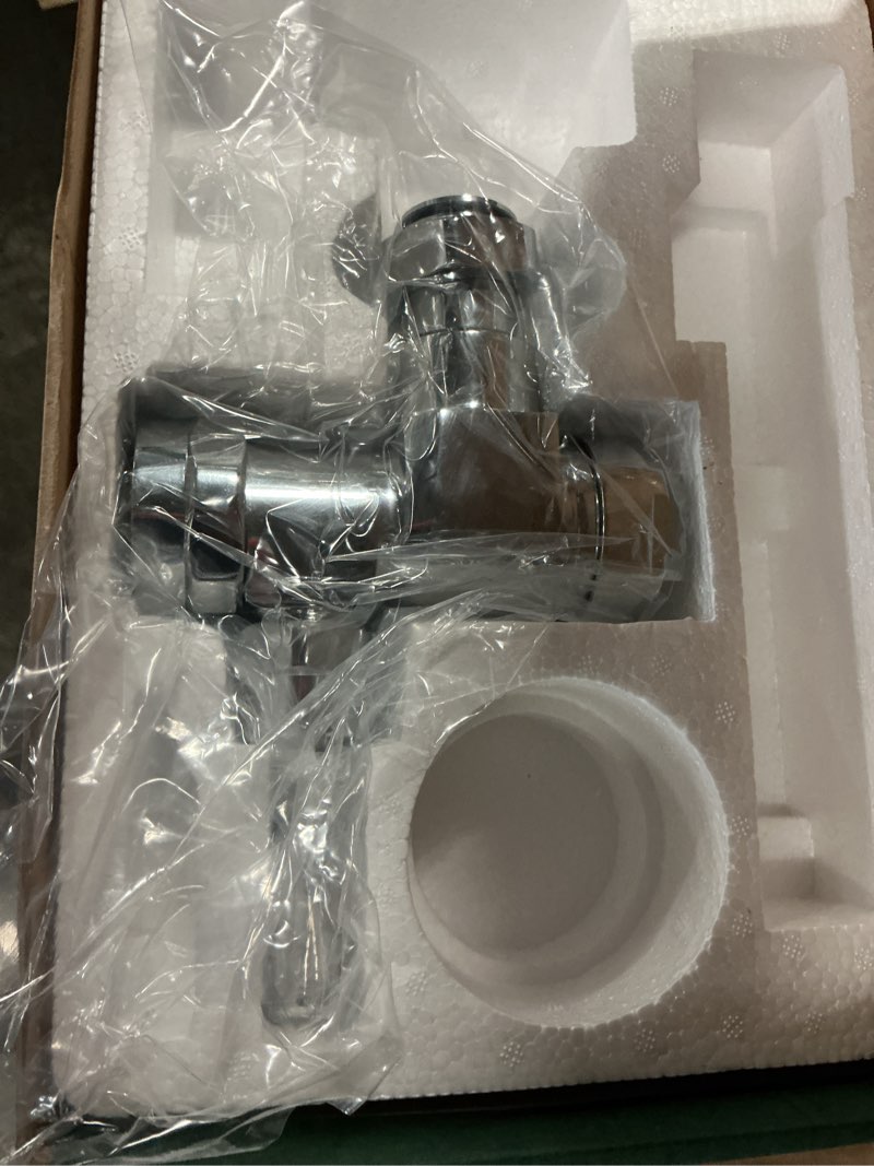Condition photo showing Good Condition for manual flowise 0.5 gpf retrofit urinal flush valve only in polished chrome