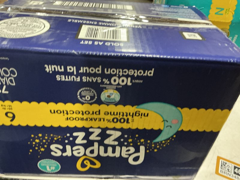 Condition photo showing Good Condition for Pampers Swaddlers Overnight Diapers - Size 6 - 72ct