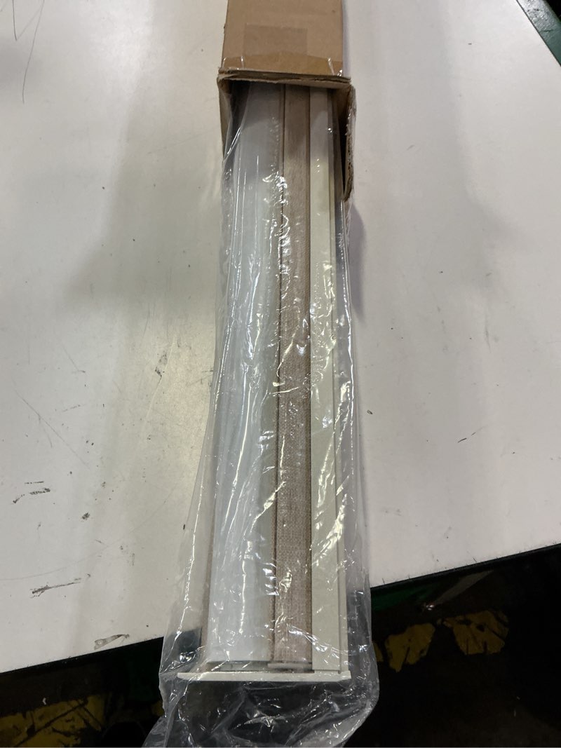 Condition photo showing New/Like New for persilux blackout roller shades for window blinds,cordless,linen fabric,thermal insulated fabric uv protection shades for home,office,bedroom,door,blackout-beige,34 1/2" w x 64" h 34 1/2"w x 64"h blackout-beige