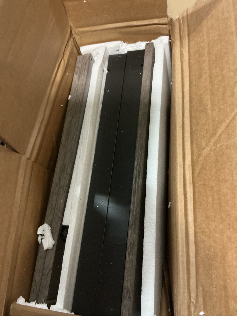 Condition photo showing Good Condition for TFK 20-29-37 Gallon Fish Tank Stand, Aquarium Stand with Cabinet Storage for Aquarium Stand, Cabinet for Fish Tank Accessories Storage, Heavy Duty Tank Stand for Home Office Turtle Reptile Tank Stand Grey 20-29-37 Gallon