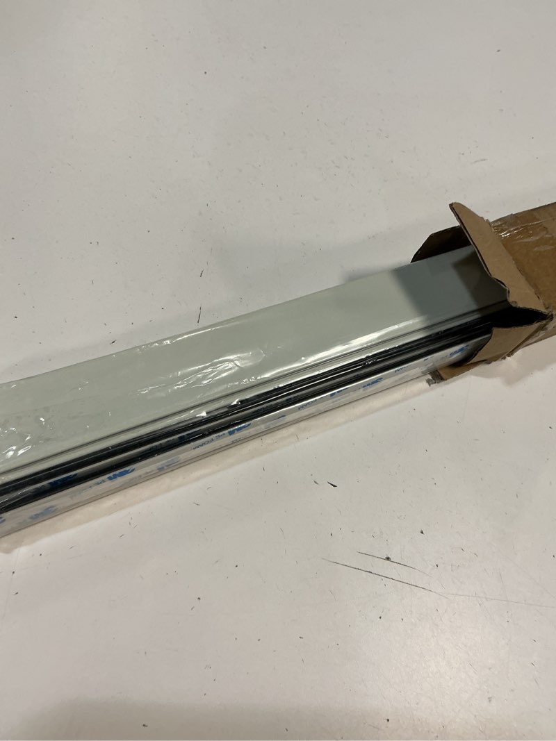 Condition photo showing Good Condition for 100% Blackout PVC Light Blocking Strips for Window Shades and Blinds, Block Light Along The Sides of Blackout Blinds, Easy to Install. (White 58" 4pc) White 4pc