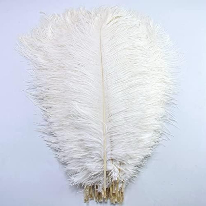 15-70CM Natural White Feathers Ostrich Plumes DIY Large Ostrich Feathers Party Wedding Feathers for Crafts Decorations