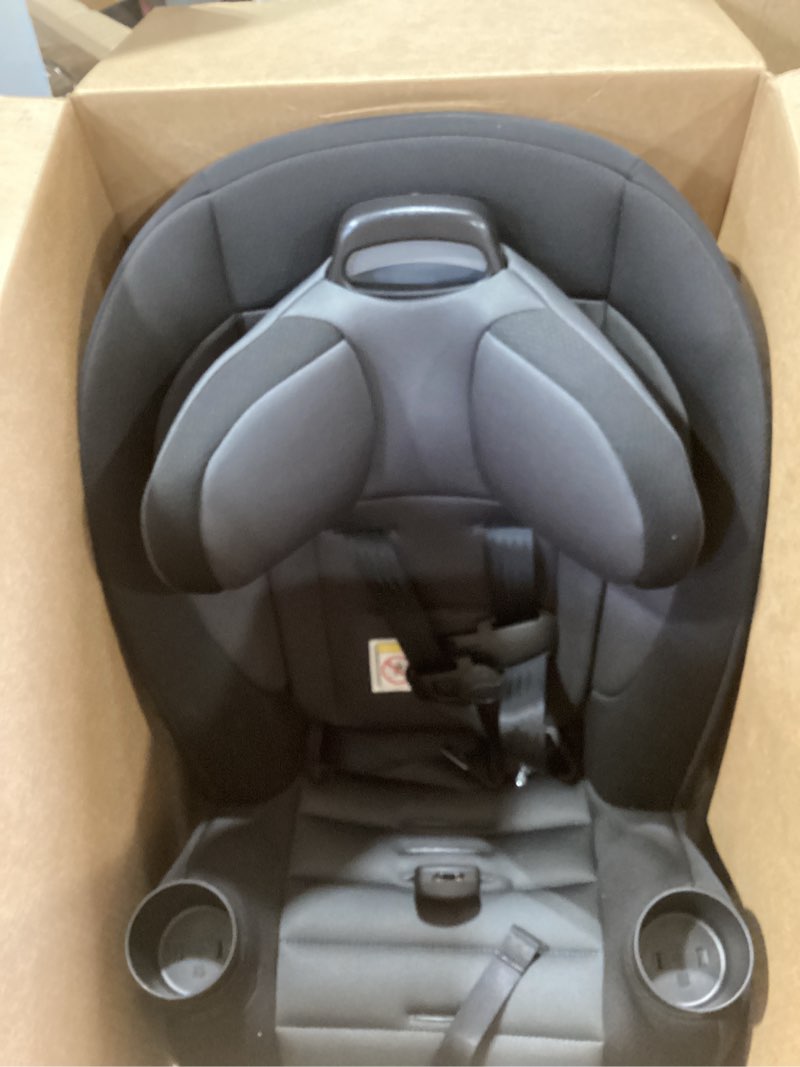 Condition photo showing Good Condition for safety 1st ellaris 3-in-1 convertible car seat, slim fit design, rear & forward-facing, 5-position headrest, 3-across fit, travel-friendly with machine-washable seat pad, smokey haze