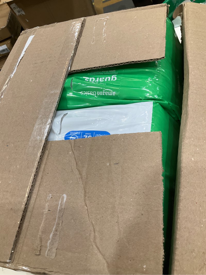 Condition photo showing New/Like New for amazon basics men's incontinence guards, maximum absorbency, 52 count, (1 pack of 52)