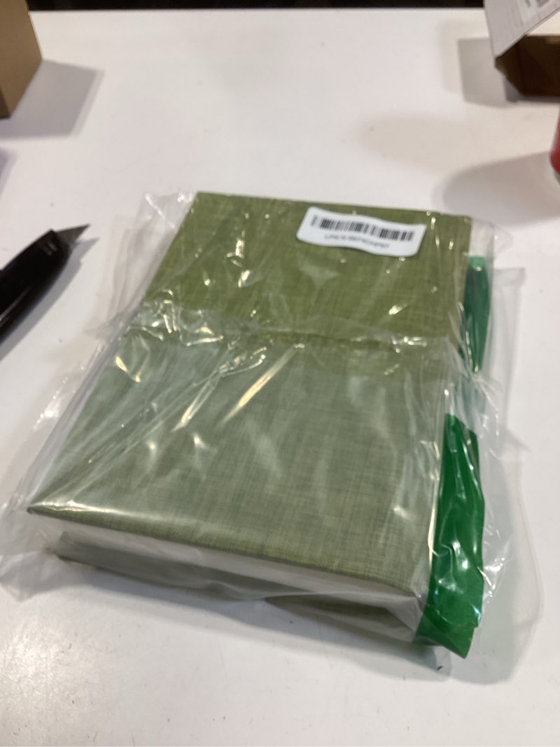 Condition photo showing New/Like New for small 4x6 photo album with writing space holds 20 photos ideal for wedding theme-album and baby photo album (green) 20 photos green
