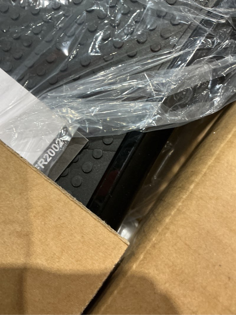 Condition photo showing As Is for vibration plate exercise machine for body shaker machine & weight loss, shake plate with resistance bands, 120 speed levels, remote control, full body workout, compact home gym equipment