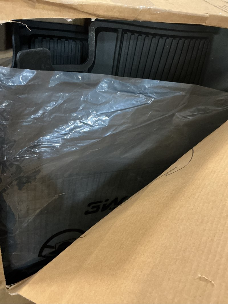Condition photo showing Good Condition for 3W Floor Mats Fit for 2019-2024 Dodge Ram 1500 Crew Cab New Body (NOT Classic Models) Without Storage, TPE All Weather Custom Fit Floor Liner for Ram 1500, 1st and 2nd Row Full Set Car Mats 19-24 Ram 1500 w/o Storage Floor Mats