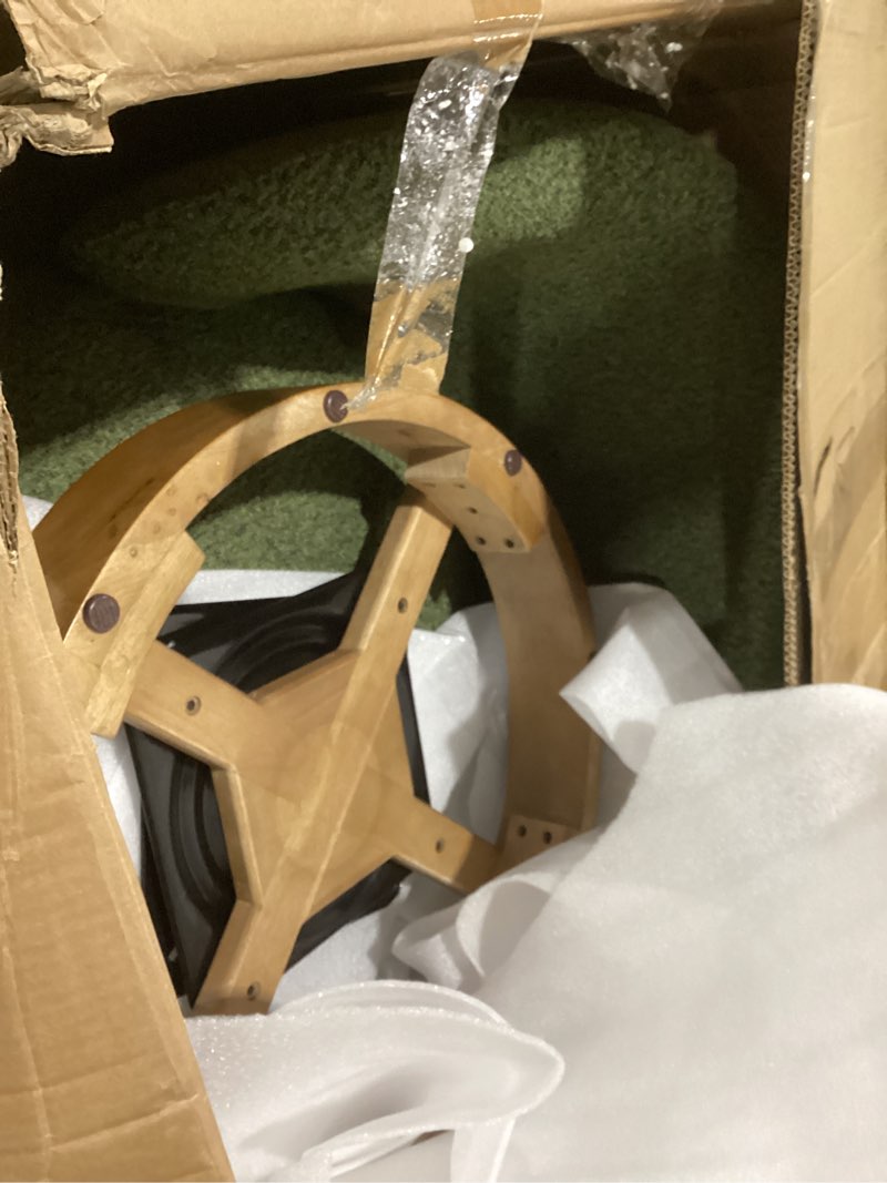 Condition photo showing Good Condition for Swivel Accent Chair Round Barrel Armchair Upholstered Performance Fabric for Living Room Bedroom Waitingroom,2 Box,Moss Green Moss Green 2pcs