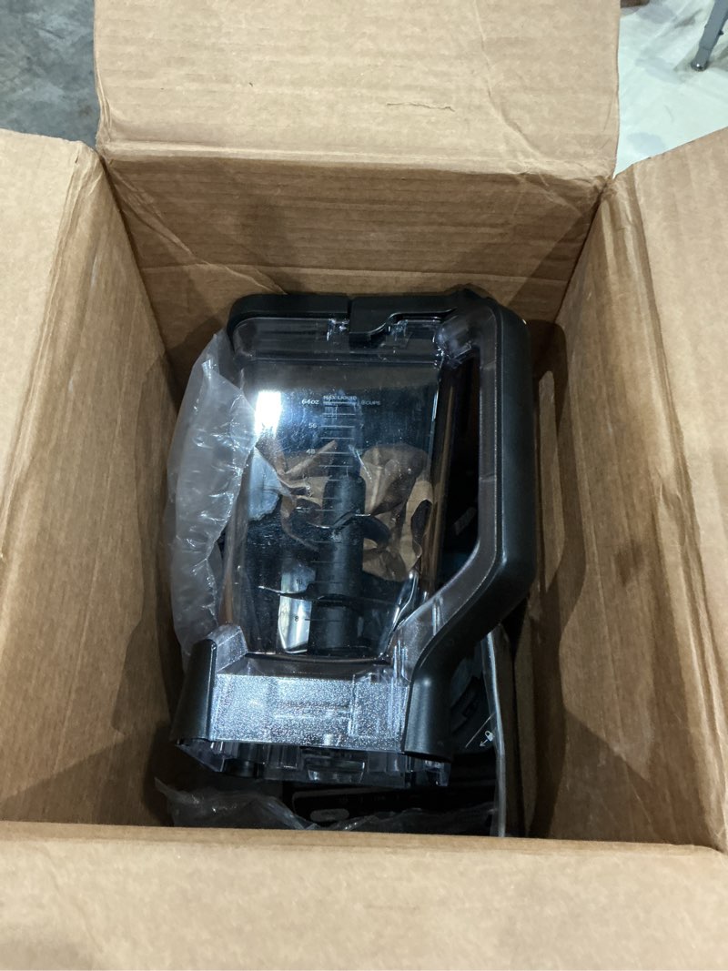 Condition photo showing Good Condition for ninja br201amz professional blender 2.0, 1200 watts, auto-iq program, total crushing blades, 72-oz. pitcher, 4 manual speeds for smoothies, shakes, and frozen drinks, dishwasher-safe parts, dark grey generation 2 (1200 watts)