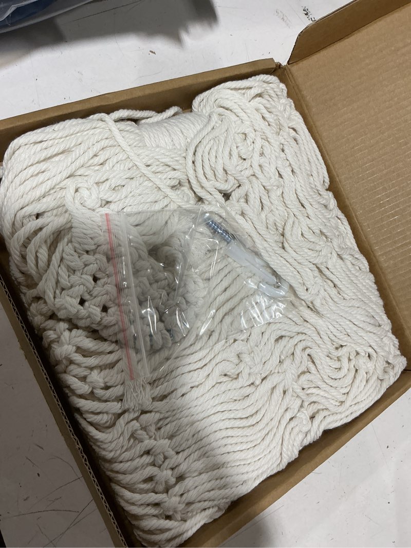 Condition photo showing New/Like New for amdermi novel stuffed animal hammock corner hanging net for stuff aniaml storage macrame toy display plush toy holder-perfect for the tiny space walls (cream) cream l