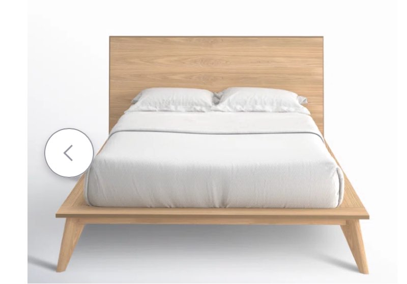 ( incomplete/ box 2 of 3) Florian Platform Bed Queen 