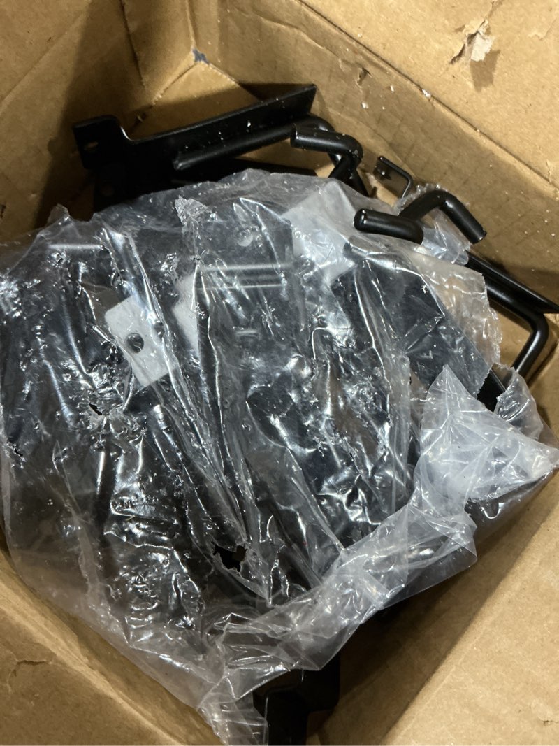 Condition photo showing Good Condition for 25 Pack Slatwall Hooks Hangers, Heavy Duty J Shaped Slatwall Panel Hooks, Metal Slat Board Hook, Slat Wall Hanging Display Accessories for Garage Organization, Retail, Home