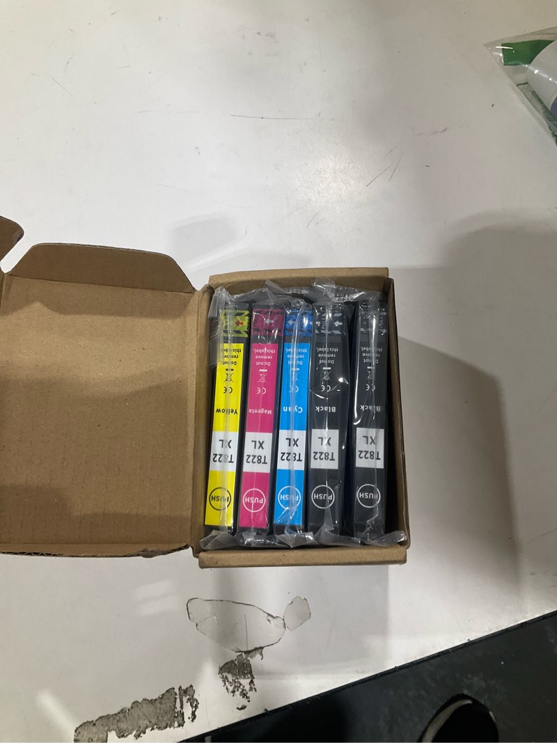 Condition photo showing Good Condition for beone 822xl ink cartridges high yield remanufactured replacement for epson 822xl ink cartridges for 822xl printer for epson wf-3820 wf-4820 wf-4830 wf-4833 wf-4834 wf-3823 printer (5 pack)