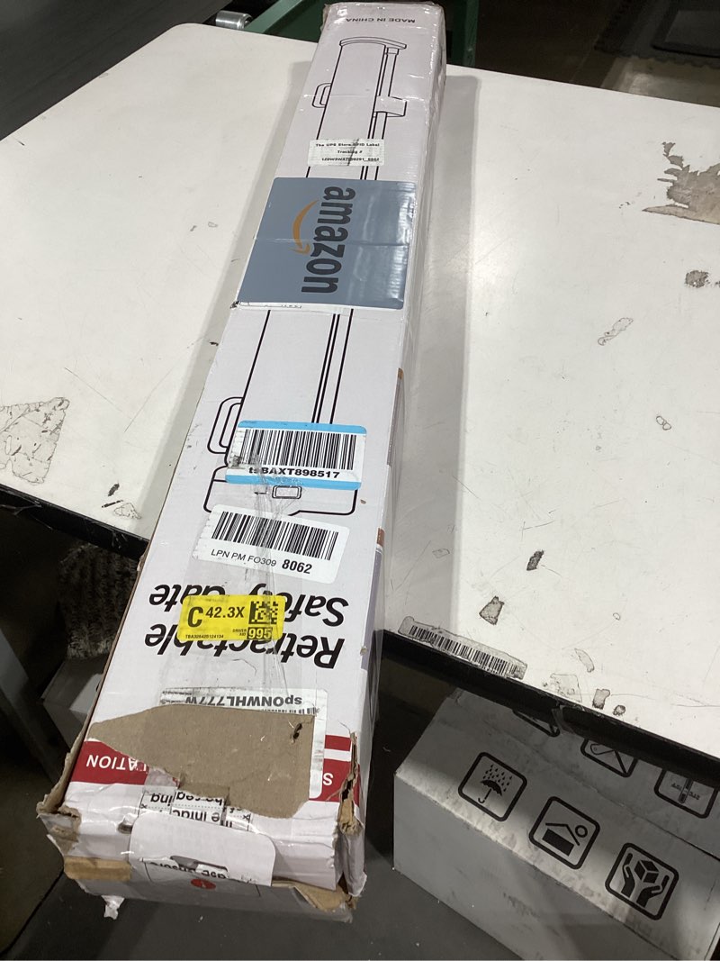 Condition photo showing Good Condition for 185 Inch Extra Wide Retractable Baby Gate Retractable Gate Outdoor Extra Long Dog Gate Extra Wide Ba