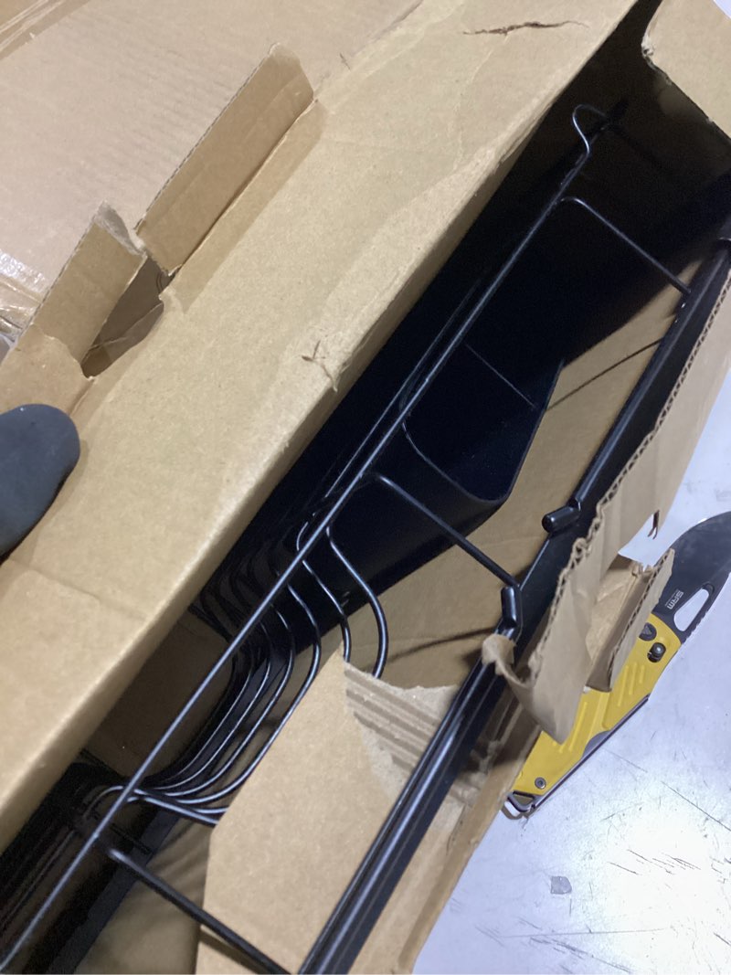 Condition photo showing Good Condition for dish drying rack in sink - expandable stainless steel dish rack over the sink, kitchen sink drain strainer with cutlery holder & cup holders, 15.4 x 9.8 x 3.0 inch, black black standard - 15.4" × 9.8" × 3"