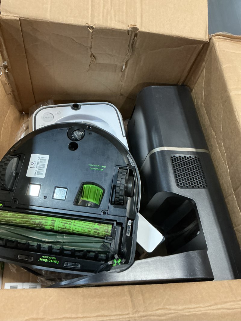 Condition photo showing As Is for iRobot Roomba s9+ (9550) Robot Vacuum & Braava Jet m6 (6112) Robot Mop Bundle - Wi-Fi Connected, Smart Mapping, Powerful Suction, Precision Jet Spray, Corners & Edges, Ideal for Multiple Rooms Roomba s9+ & M6 Mop