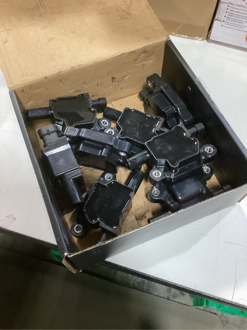 Condition photo showing As Is for Set of of 8 Square Ignition Coil Pack Fits for 5.3 V8 2007 2008 2009 2010 2011 Chevy Silverado 1500 Avalanche Tahoe Suburban GMC Yukon Sierra Coils 5.3L Replaces# UF413 12570616
