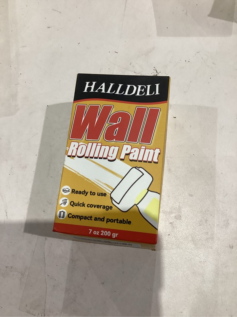 Condition photo showing New/Like New for Wall Repair Rolling Brush, Quick-Dry White Paint,Integrated Portable Roller for Wall Repair, Covers Graffiti & Stains, Ideal DIY Home Tool (XGSA4-2Pack)