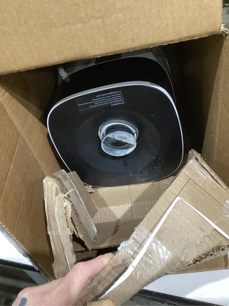 Condition photo showing As Is for 19L/5Gal Humidifiers for Bedroom Large Room 2800 sq ft, Quiet Humidifiers for Large Room, Floor Humidifier with 3 Mist Mode & Auto 180°Mist Tube for Home Whole House School Office Commercial Plants white
