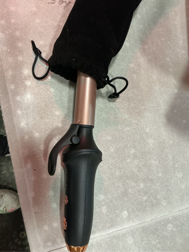 Condition photo showing Good Condition for cordless curling iron hair curler: mini usb rechargeable 4000 mah 3 temp setting travel portable 200 million negative ion for long short hair 0.86 inch black